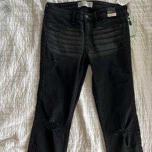 Abercrombie jean legging mid rise